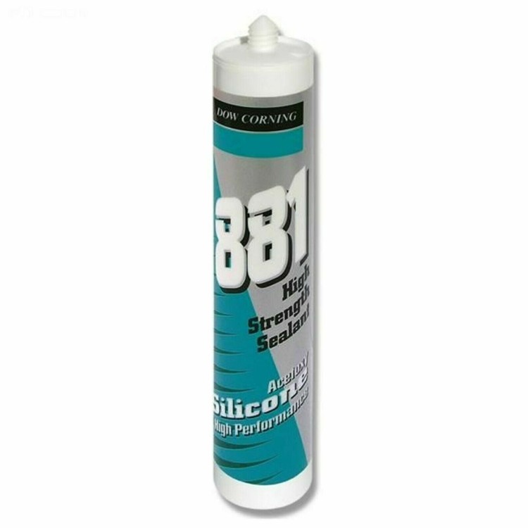 Dow Corning 881 Silicone Acetico nero confezione da 310ml