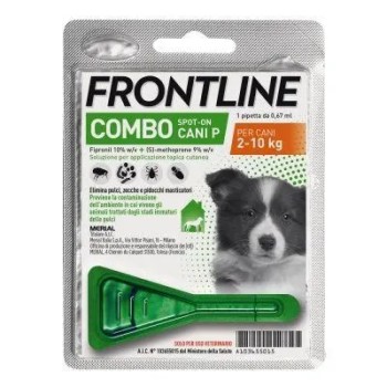 FRONTLINE COMBO 1 PIPETTA  2-10 Kg CANE