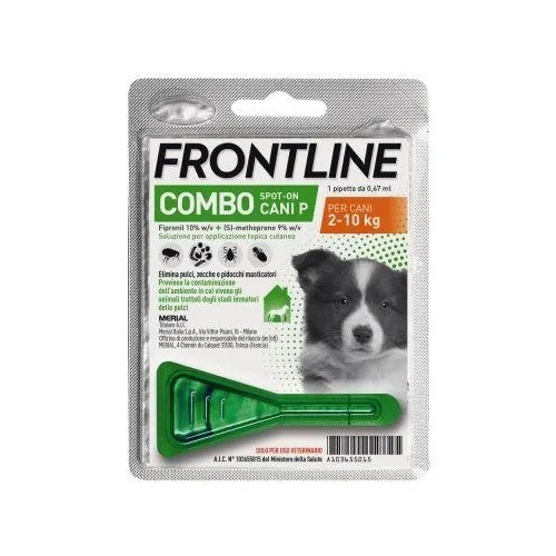 FRONTLINE COMBO 1 PIPETTA  2-10 Kg CANE